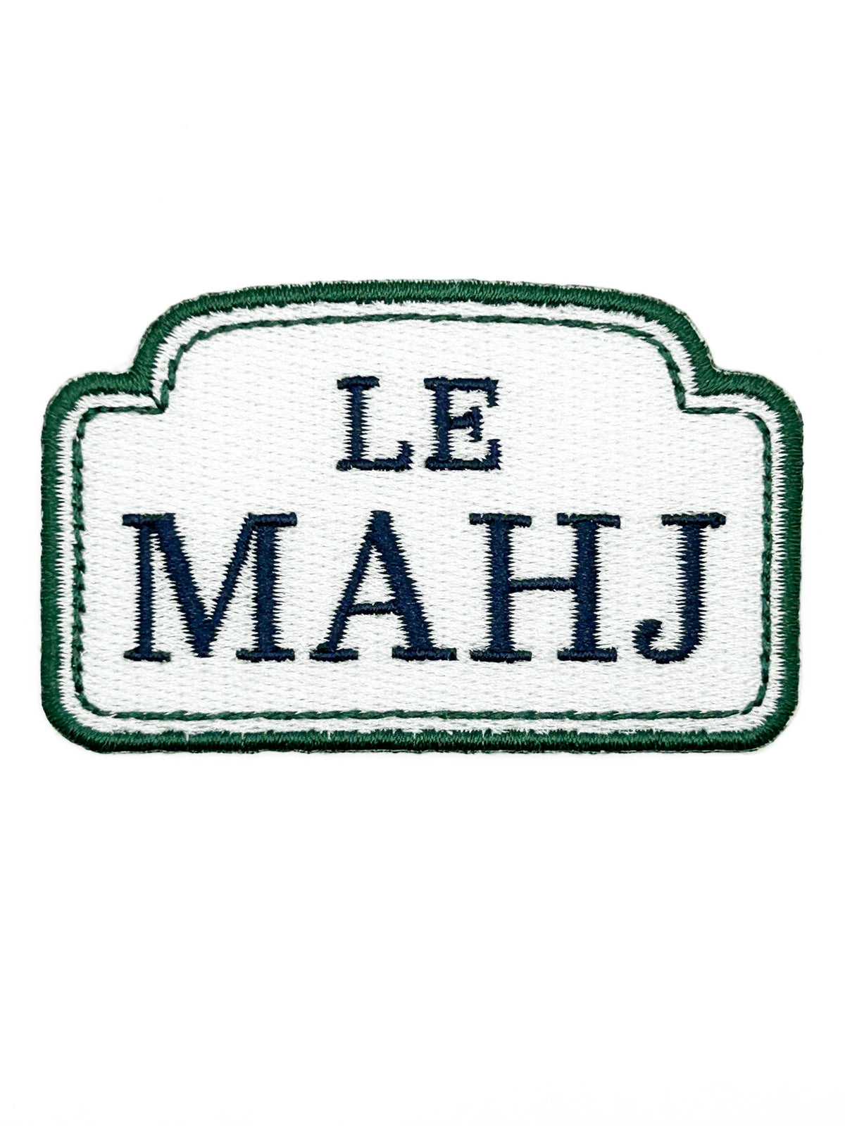 Le Mahj Mahjong Embroidered Iron On Patch