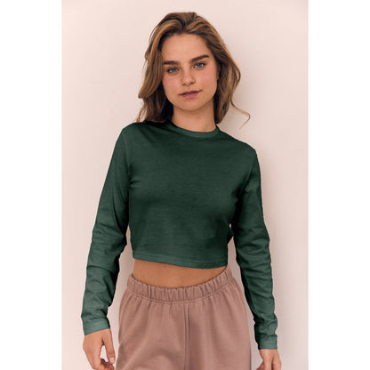 Cropped Long Sleeve Tee