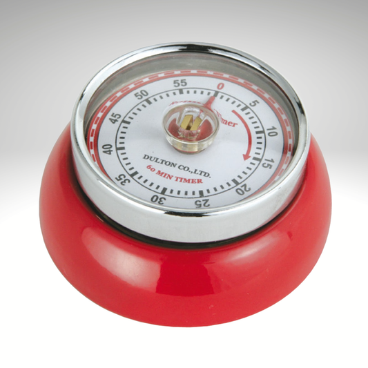 "Retro" Kitchen Timer, Red