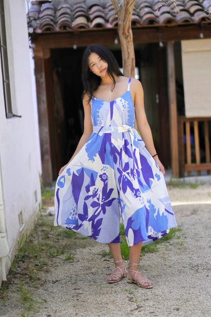 Adelia Jumpsuit Blue White 