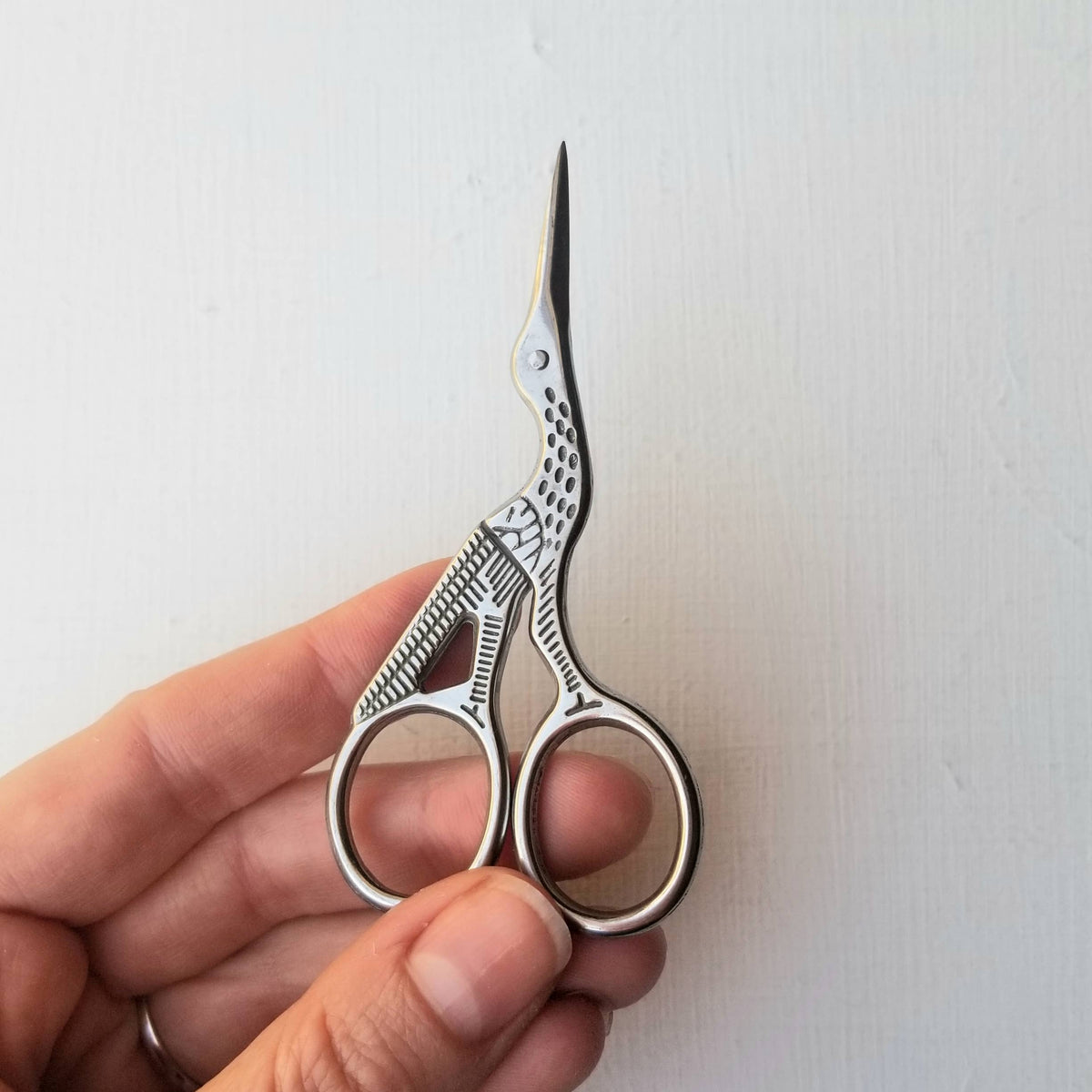 Stork Hand Embroidery Scissors