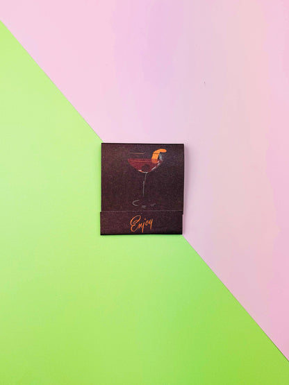 Manhattan Cocktail Matchebook