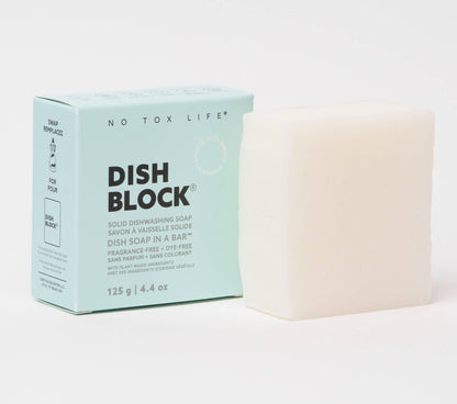 Fragrance Free Solid Dish Soap Block
