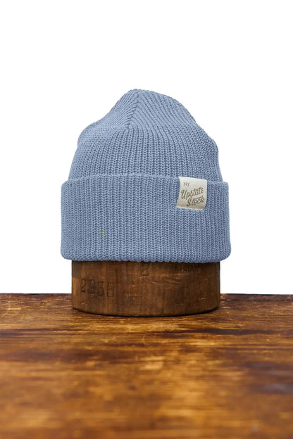 Upcycled Cotton Beanie : Celestial Blue