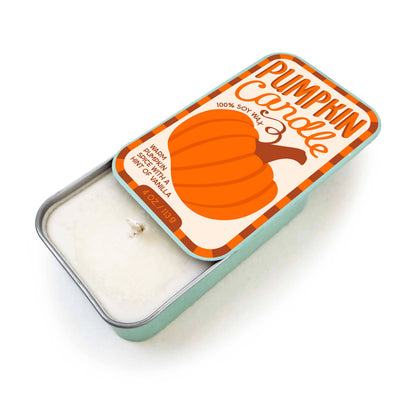 Pumpkin Spice Vanilla Soy Candle Tin