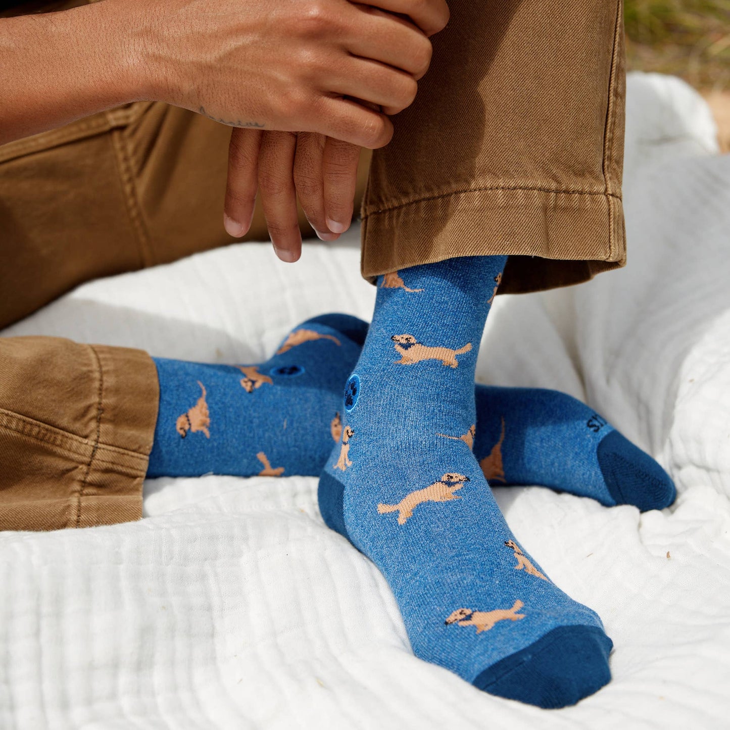 Golden Retriever Organic Cotton Socks