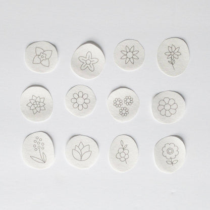 Mini Flowers Stick and Stitch Embroidery Patterns