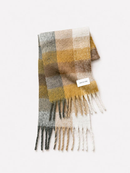 Golden Woodland Reykjavik Recycled Winter Scarf