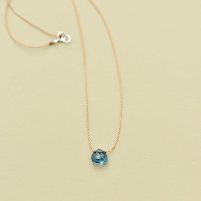 Delicate Teardrop Pendant Necklace