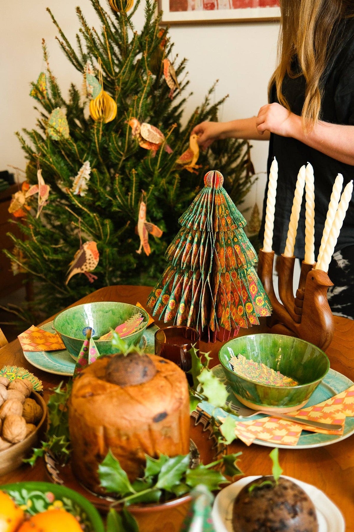 Christmas Tree Honeycomb Paper Decoration