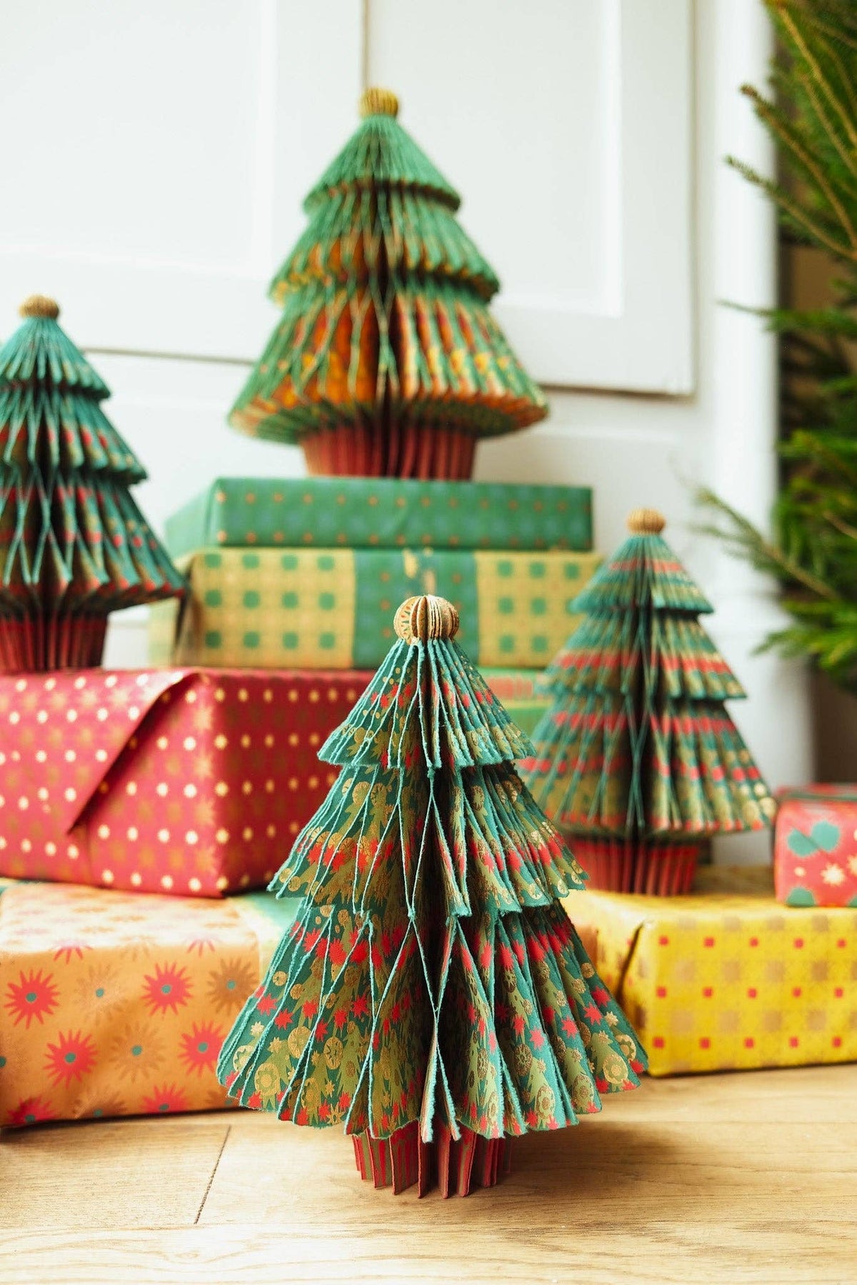 Christmas Tree Honeycomb Paper Decoration