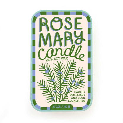Rosemary Eucalyptus Soy Candle in Sardine Tin
