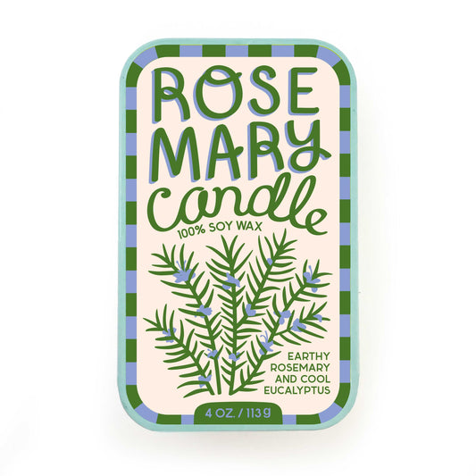 Rosemary Eucalyptus Soy Candle in Sardine Tin