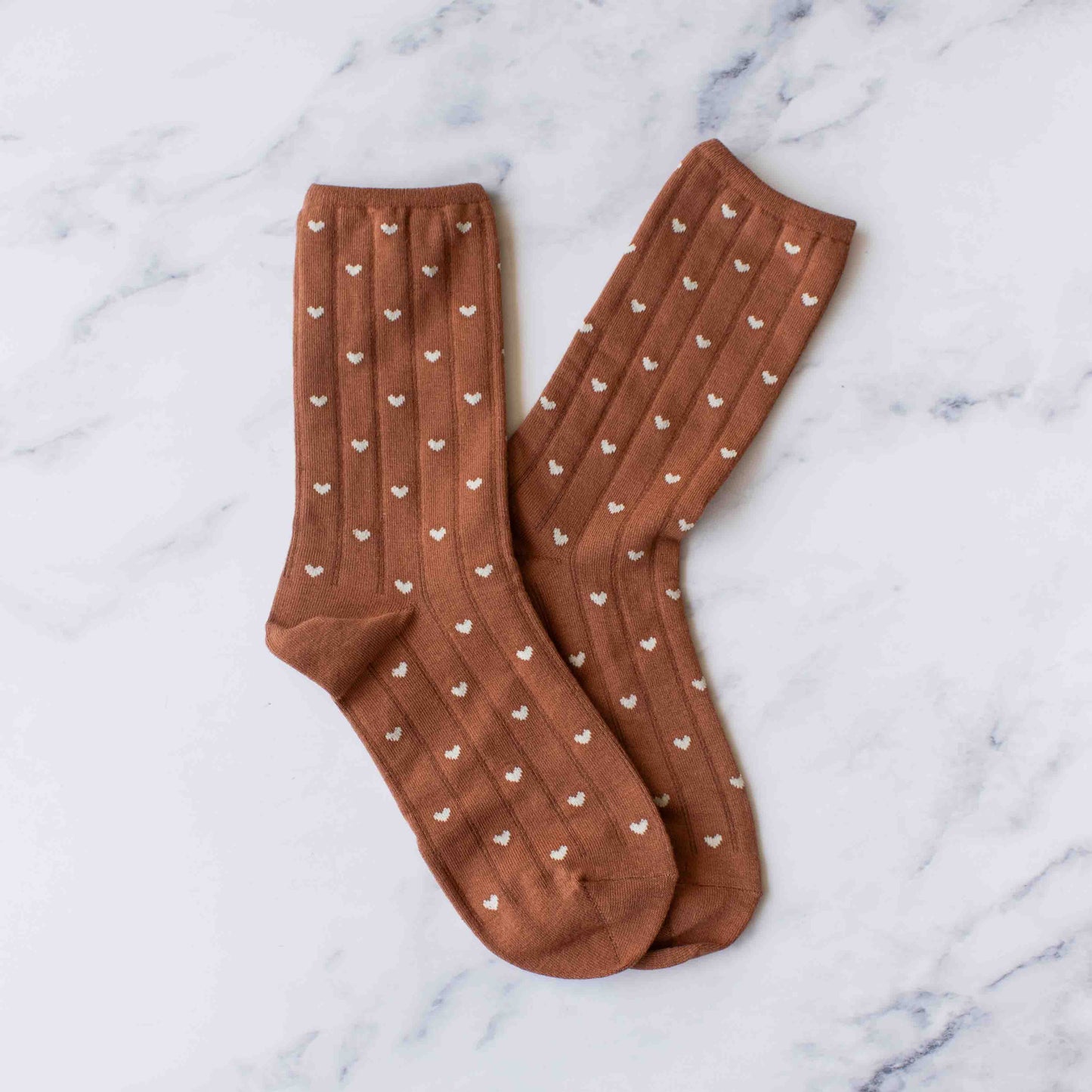 Women's Heart Crew Socks