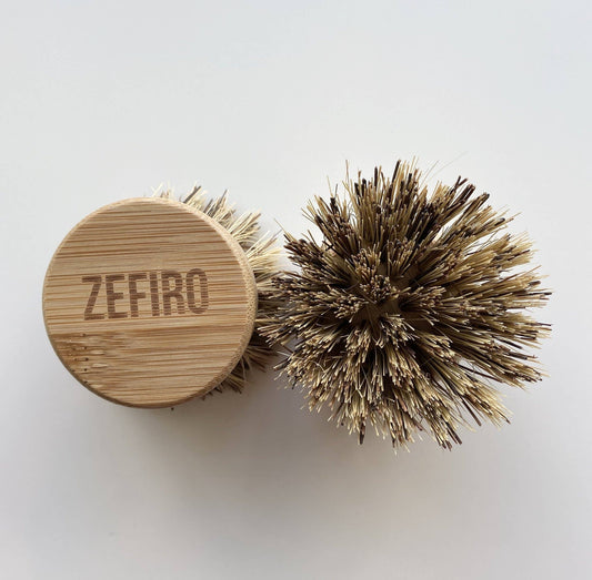 Palm Fiber Replacement Head for Bamboo Brush