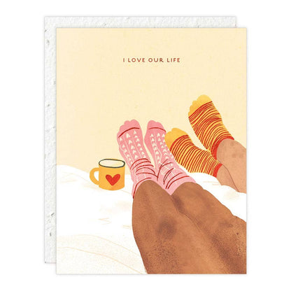 Love and Friendship Card Plantable Seed Envelope