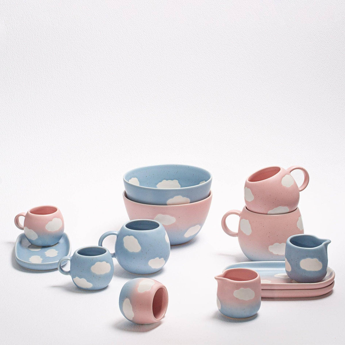 Blue Cloud Stoneware Mini Tray