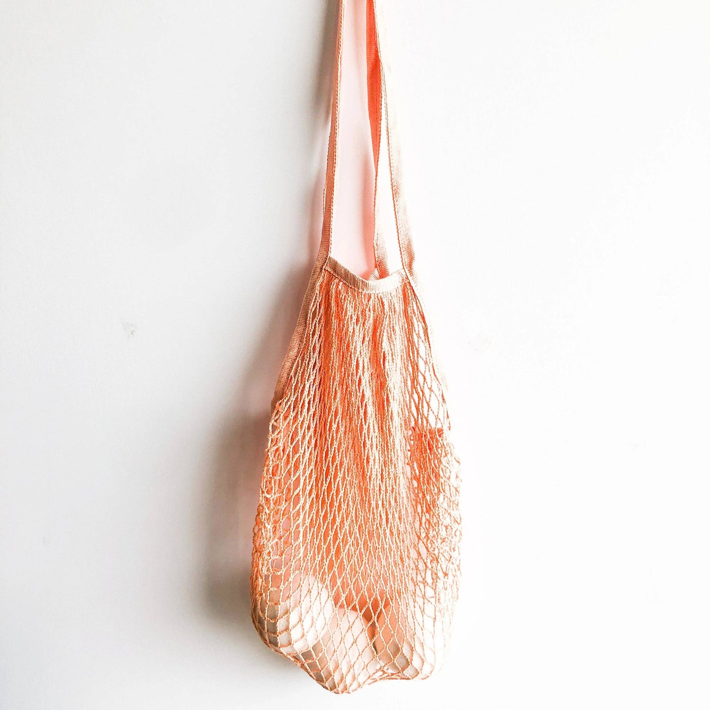 Reusable Organic Cotton Mesh Bag (Long Handle)