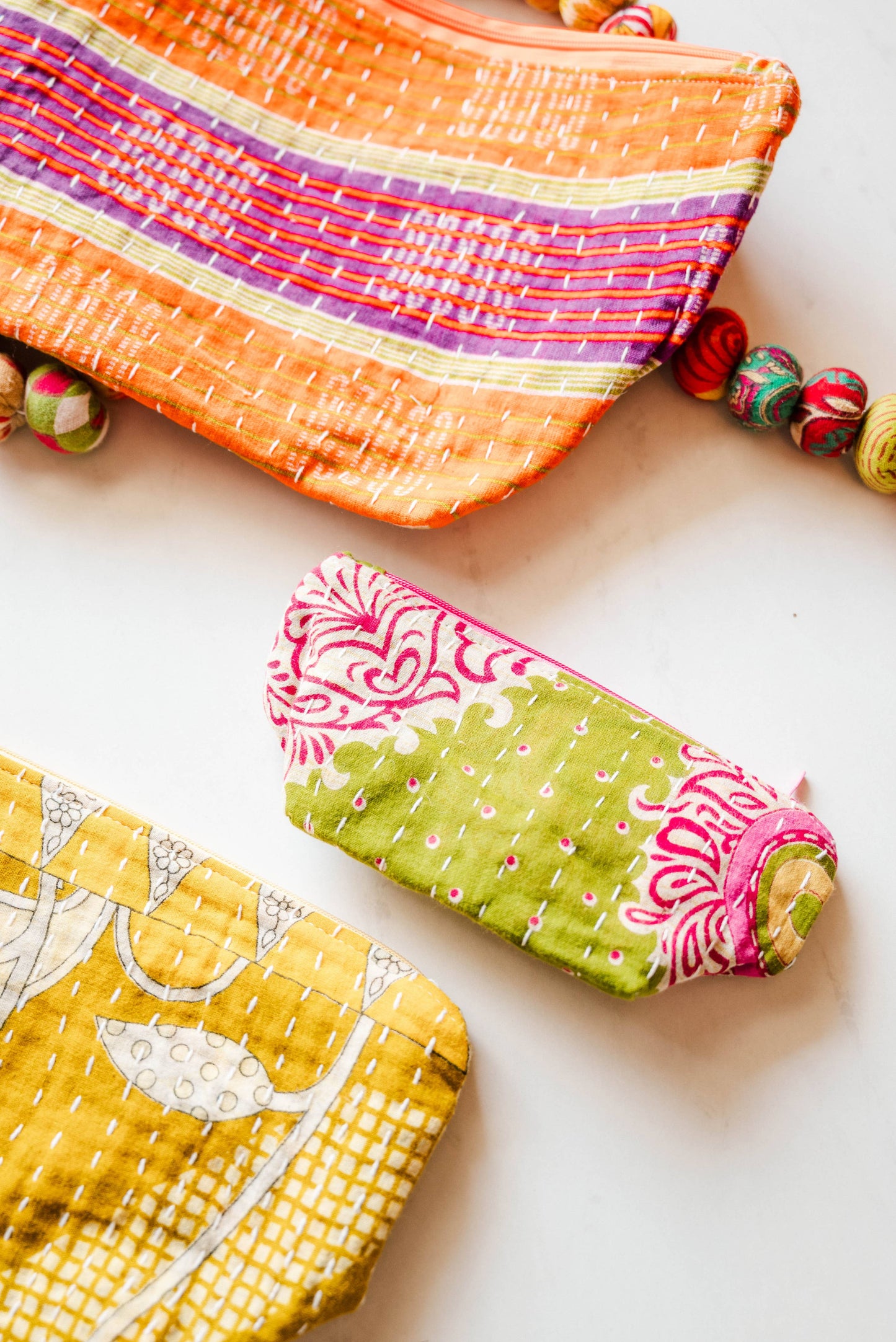 Kantha Cosmetic Bag