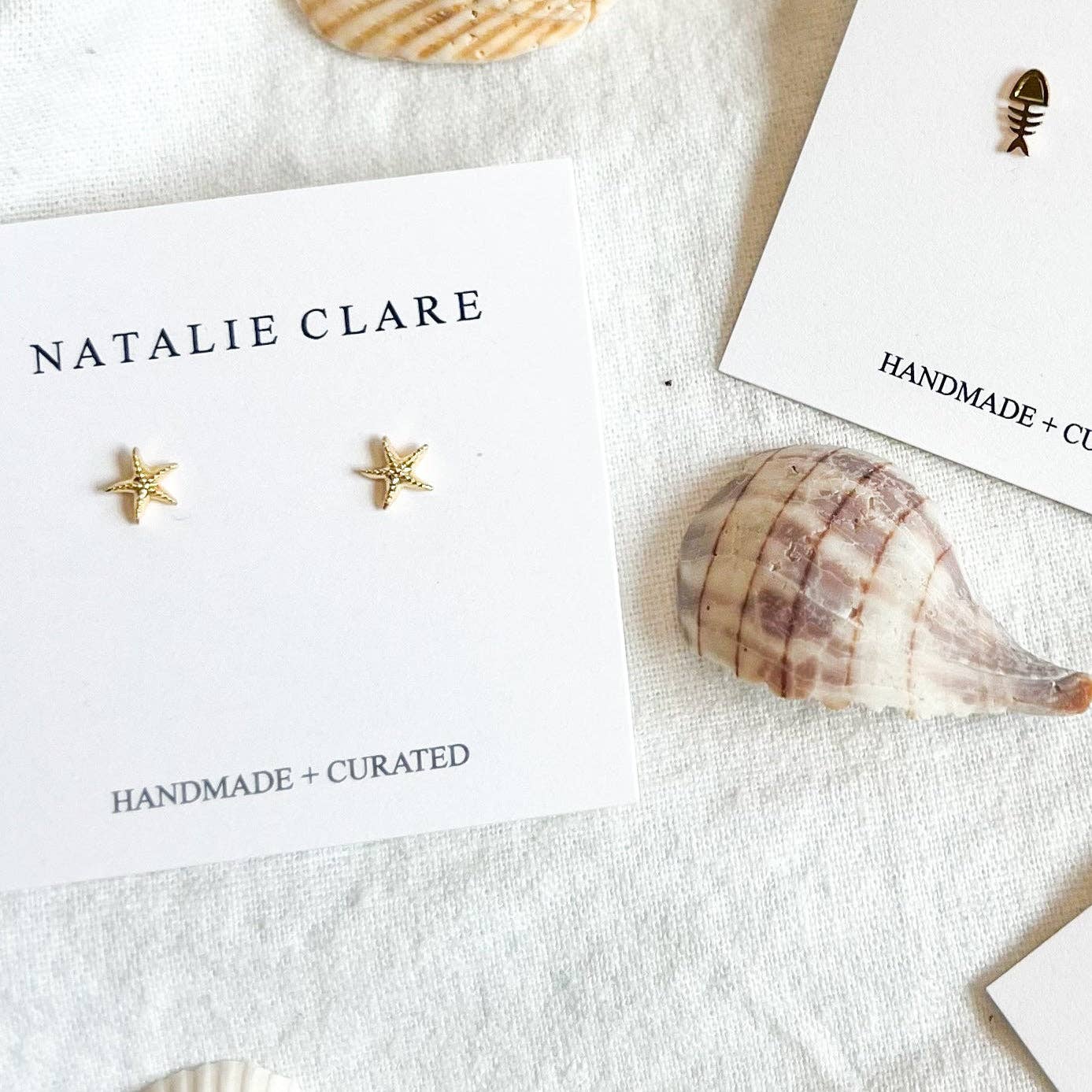 Tiny Starfish Studs