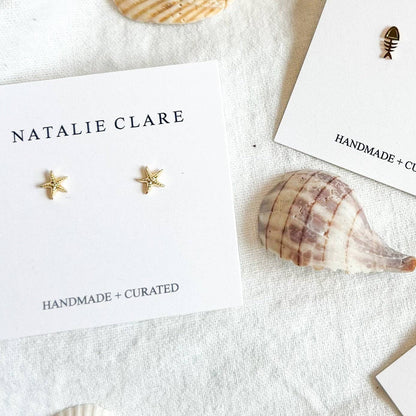 Tiny Starfish Studs