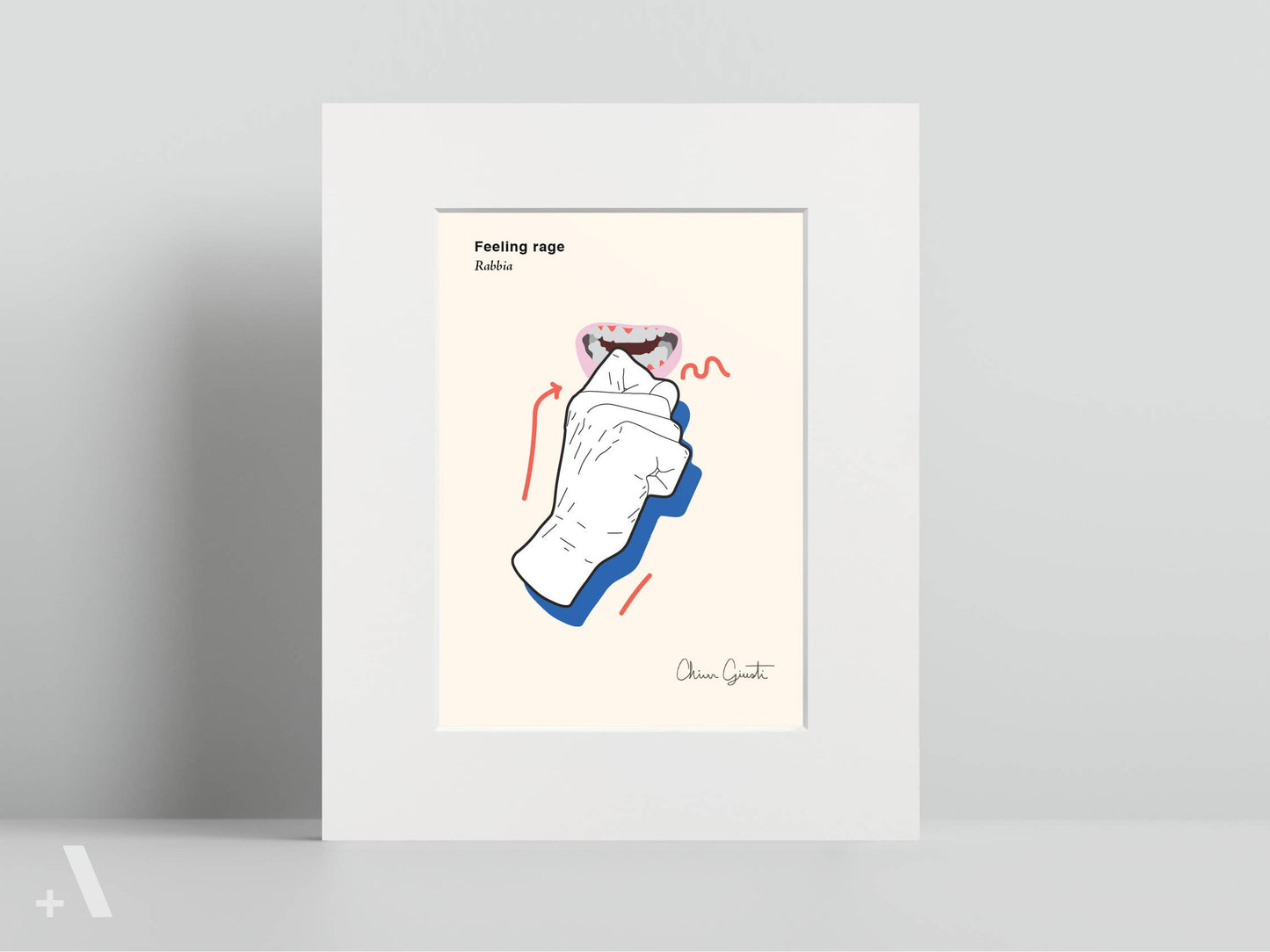 Italian Hand Gestures Illustrated Art Print
