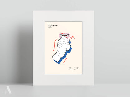 Italian Hand Gestures Illustrated Art Print