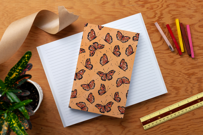 Flying Monarchs Soft Touch Notebook