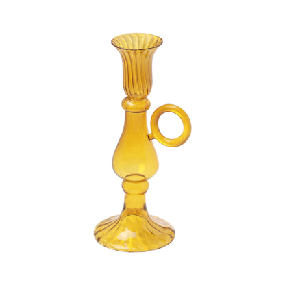 Vera Glass Candleholder - Brick