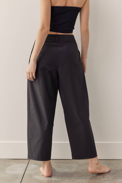 Pleated Tapered Pants