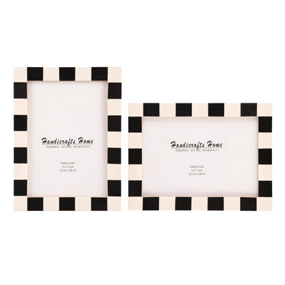Black & White Checker Frame