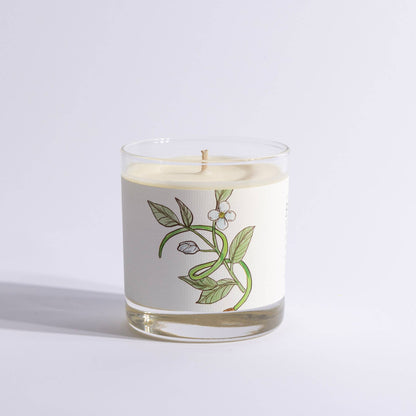 Black Tea Vetiver Glass Candle
