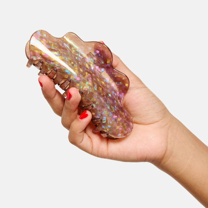 Nimbus Hair Claw in Hazel Sparkle