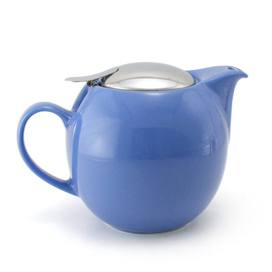 Bee House Round Ceramic Teapot 24oz - Blueberry