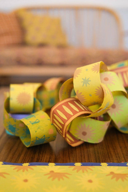 YELLOW & GREEN PAPER CHAIN KIT