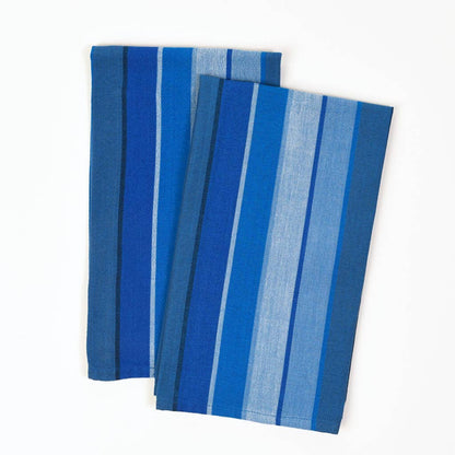 Hand Woven Guatemalan Kitchen Striped Towel Sets