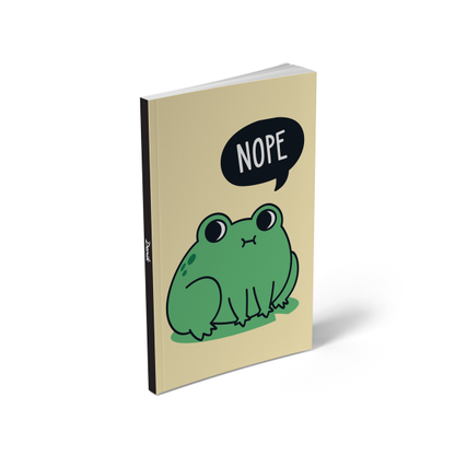Nope Frog Layflat Notebook