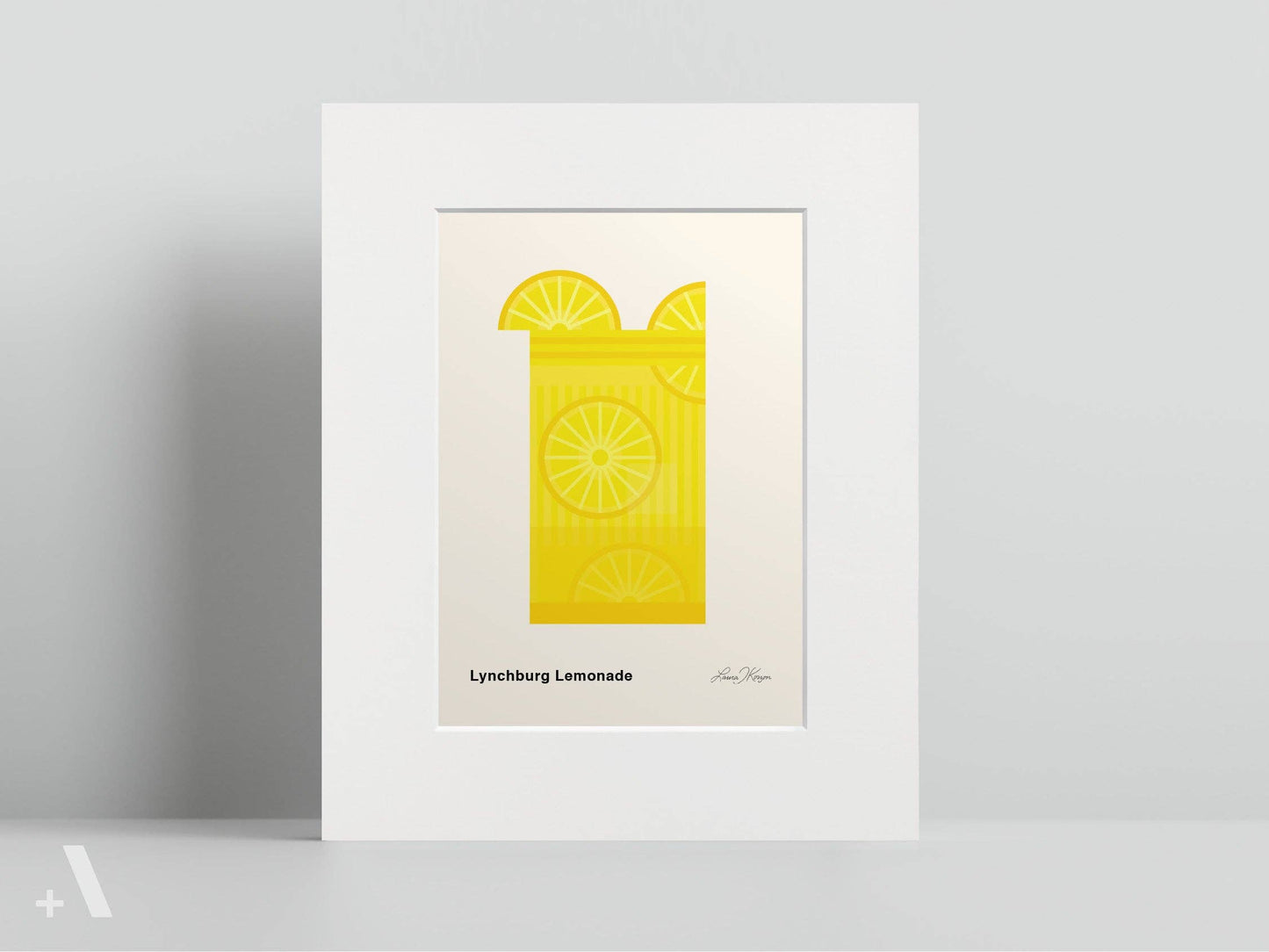 American Cocktails Illustrated Art Print