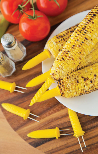 Jumbo Corn on the Cob Holders Set