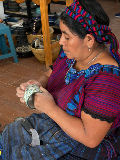 Art Deco Handleless Mug/ Planter