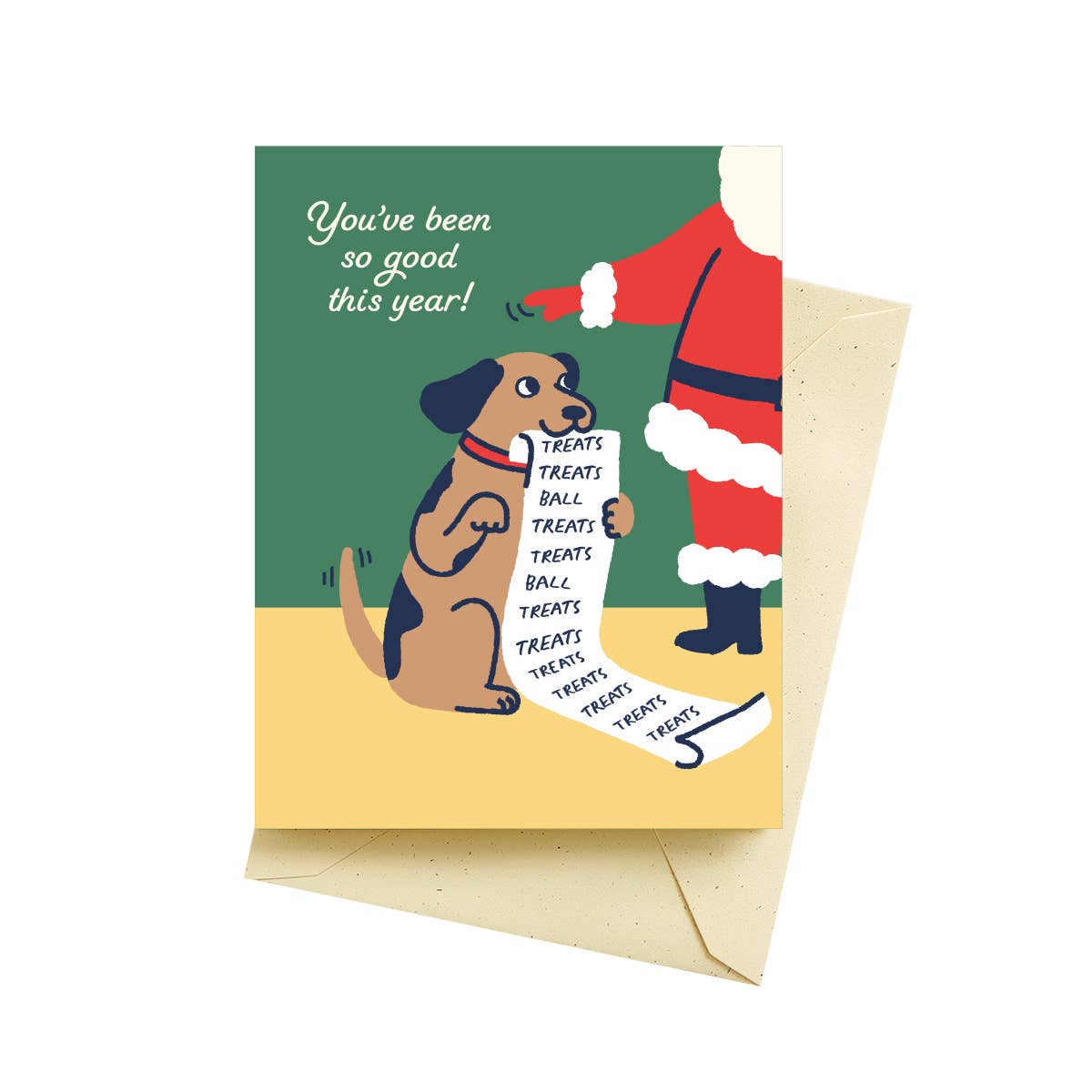 Good Dog List Holiday Greeting Cards