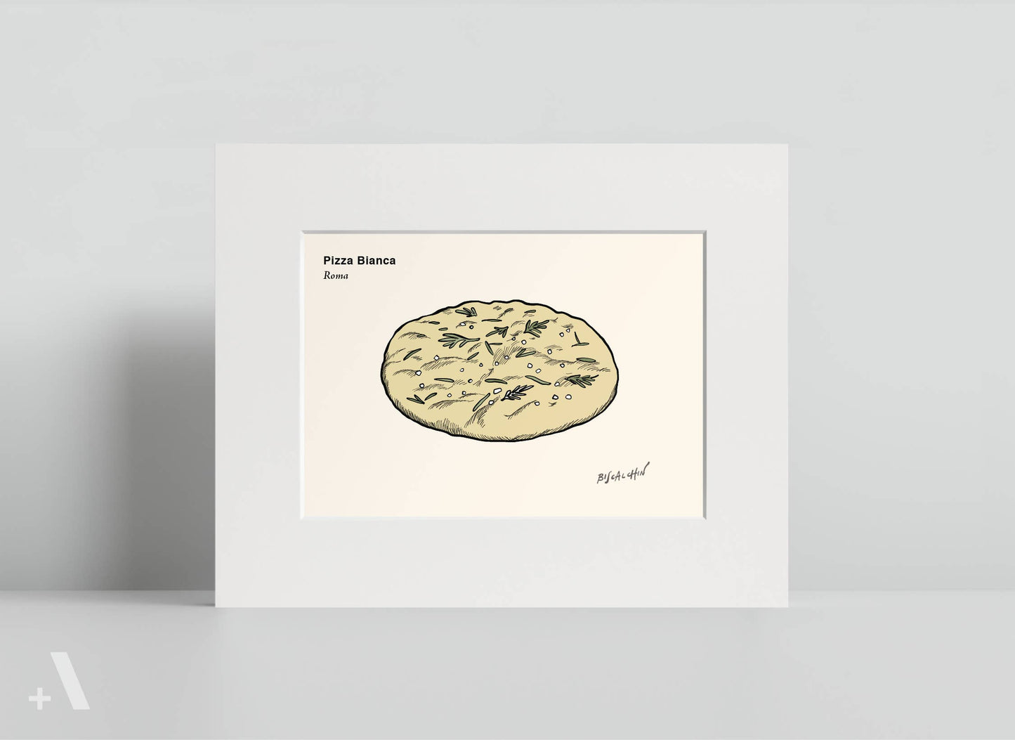 Pizzas of Italy Illustrated Art Print