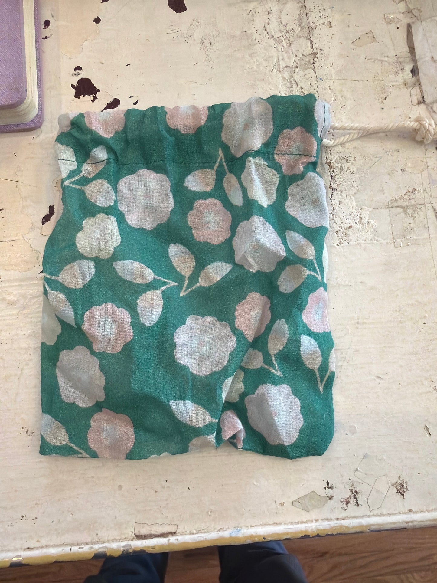 Floral Cloth Pouch