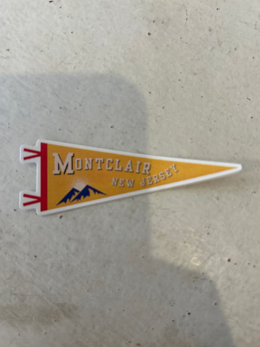 Montclair Pennant Sticker