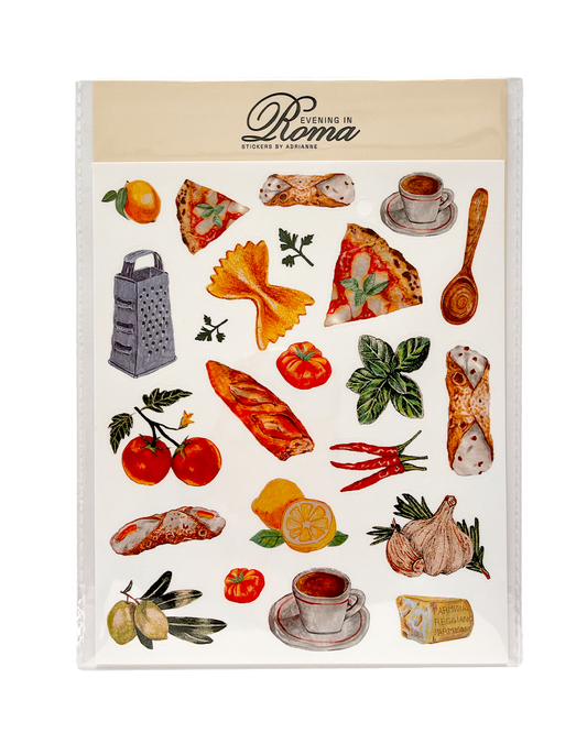 Evening in Roma Stickers