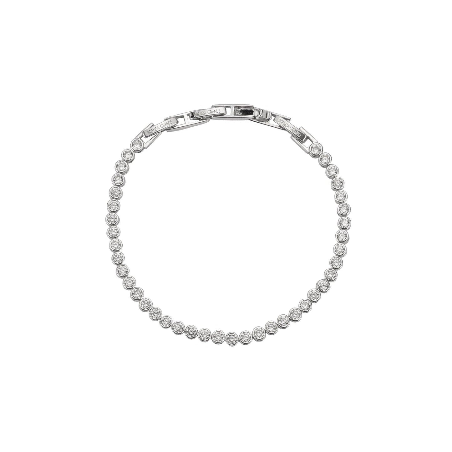 Silver Diamond Tennis Bracelet