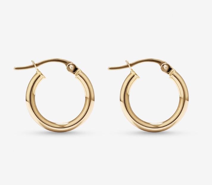 Chunky Classic Waterproof Hoop Earrings