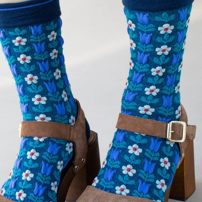 Vintage Floral Casual Socks