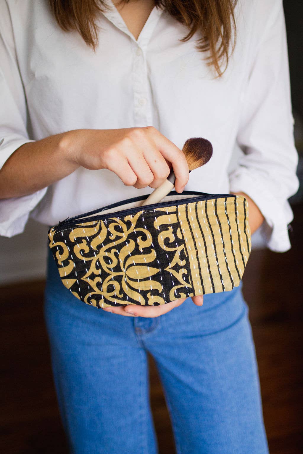 Kantha Cosmetic Bag