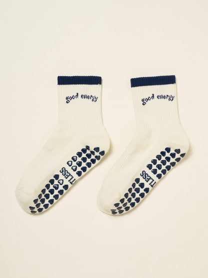Good Energy Organic Cotton Grip Socks
